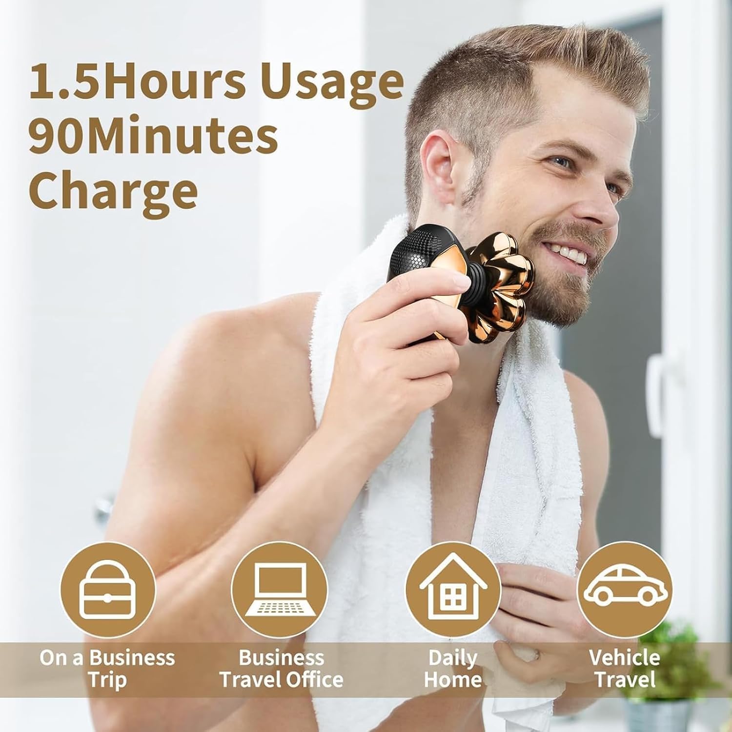 Thumbnail 5 de SHPAVVER Head Shaver 90‑Min Battery
