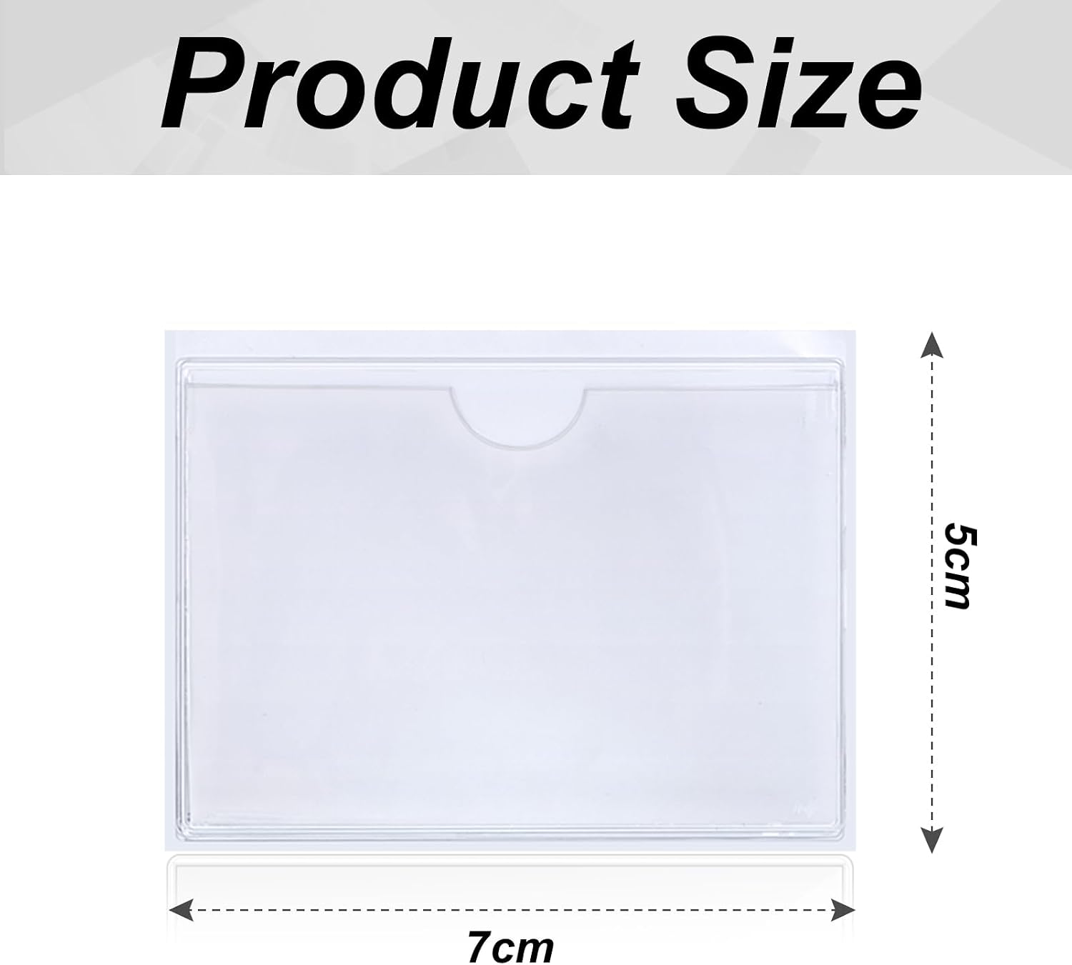 Detalle 2 de Vicloon Self Adhesive Pocket: 20 x 5x7 cm Card Pockets for Organising and Protecting Cards