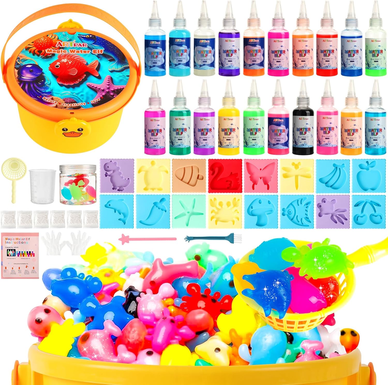 Detalle 2 de ARTPAR Water Gel Craft Kit, 20 Colors