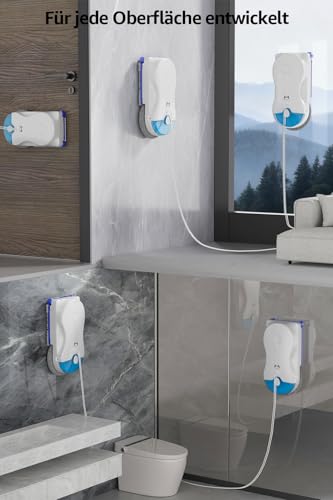 Thumbnail 9 de HUTT R10 Fensterputzroboter mit Rotierendes Nass- & Lineares Trockenwischen – effiziente Zwei-Phasen Reinigung