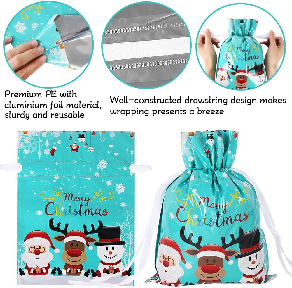 Detalle 2 de HRX Christmas Gift Bags, 30-Piece Set