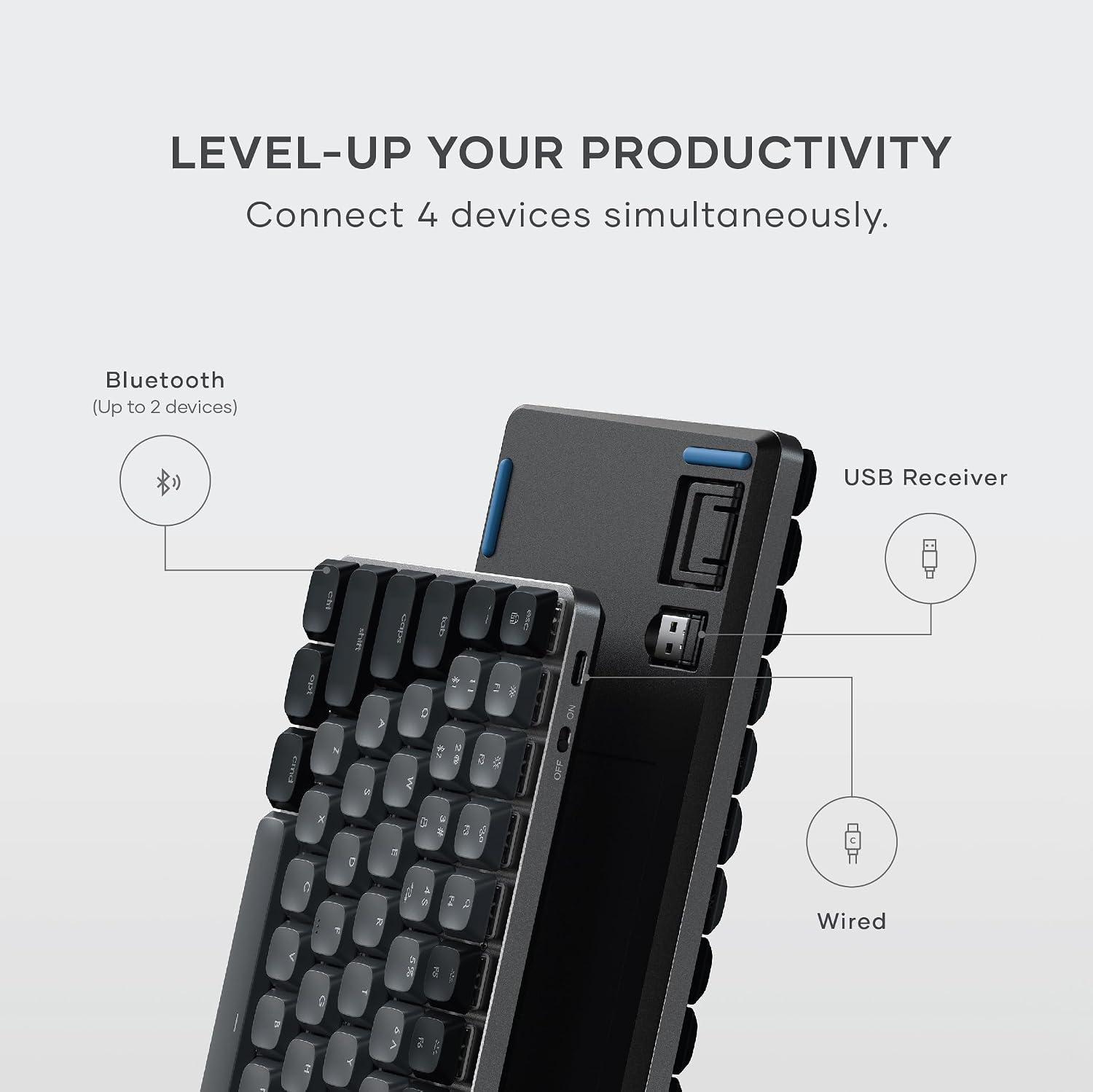 Thumbnail 1 de SATECHI SM1 75% Teclado Mecánico Bluetooth Retroiluminado