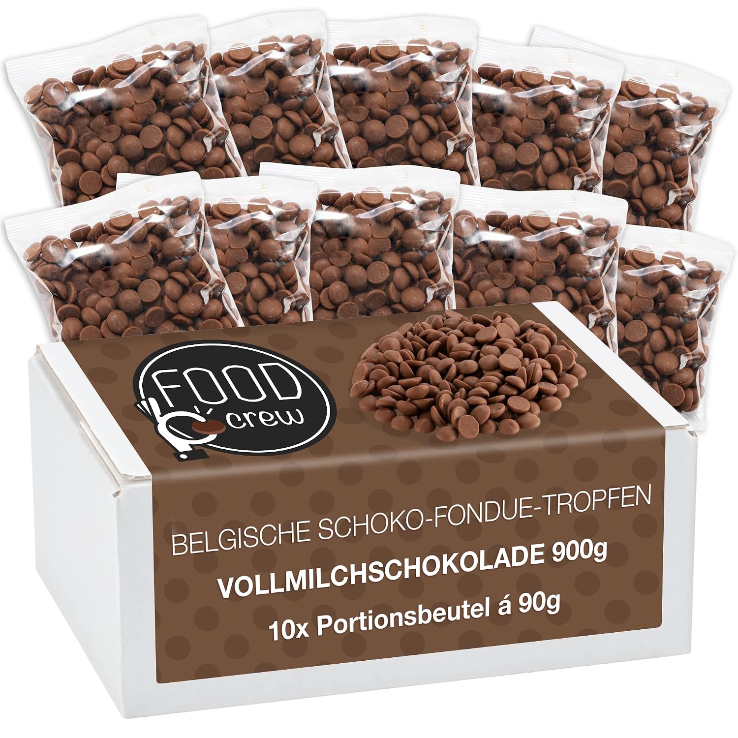 Detalle de Belgische Schokolade für Fondue 900 g