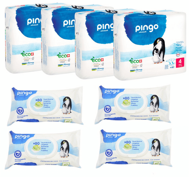 Detalle de Pingo Pack Pañales talla 4 4x40 uds