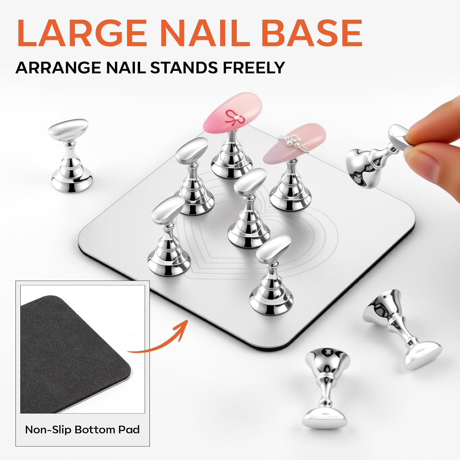 Detalle 2 de Makartt Magnetic Nail Stand, 12-Tip Capacity