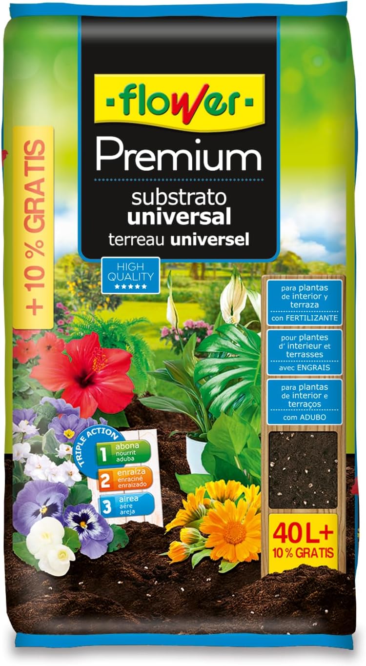 Detalle 2 de Flower Sustrato Universal Premium 10 L