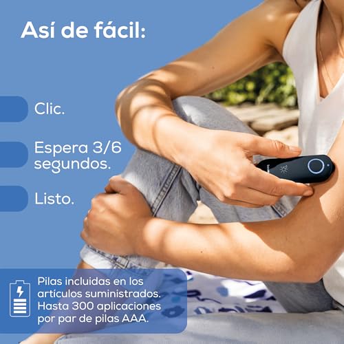 Detalle 2 de Beurer BiteX Day&Night BR 90: aparato térmico contra picaduras para uso diario y de viaje