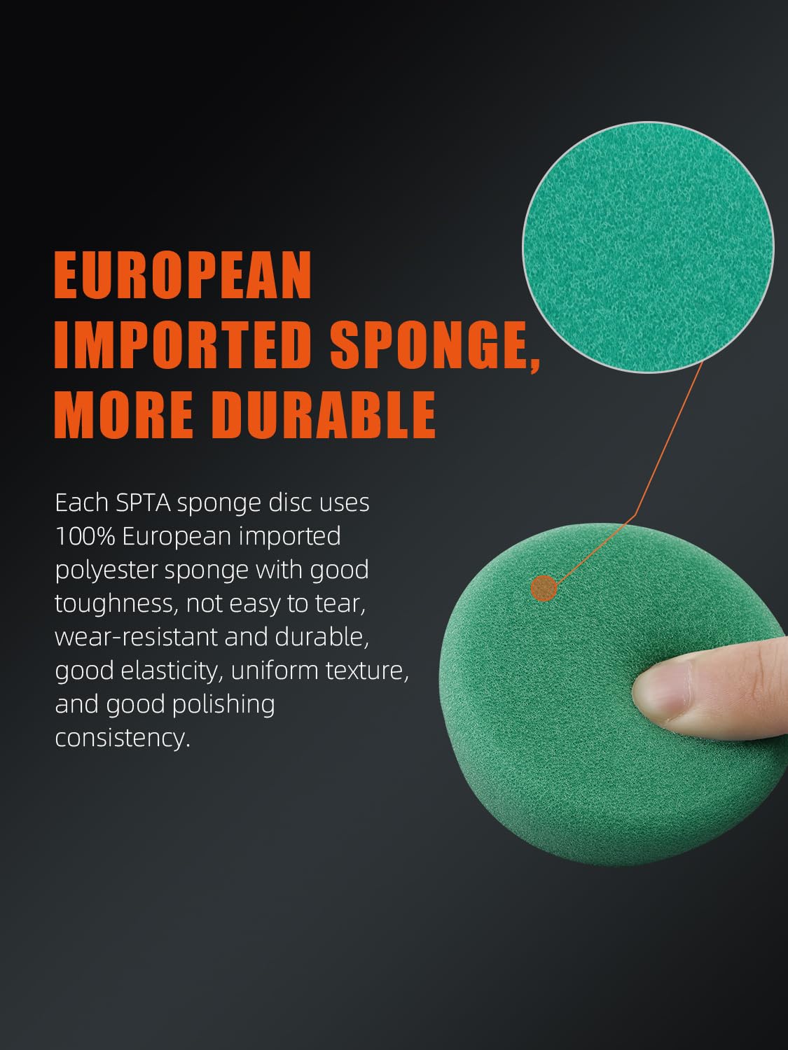 Detalle de SPTA XBP123M58 Mini Car Polishing Pad Kit, 1-, 2- and 3-Inch Pads