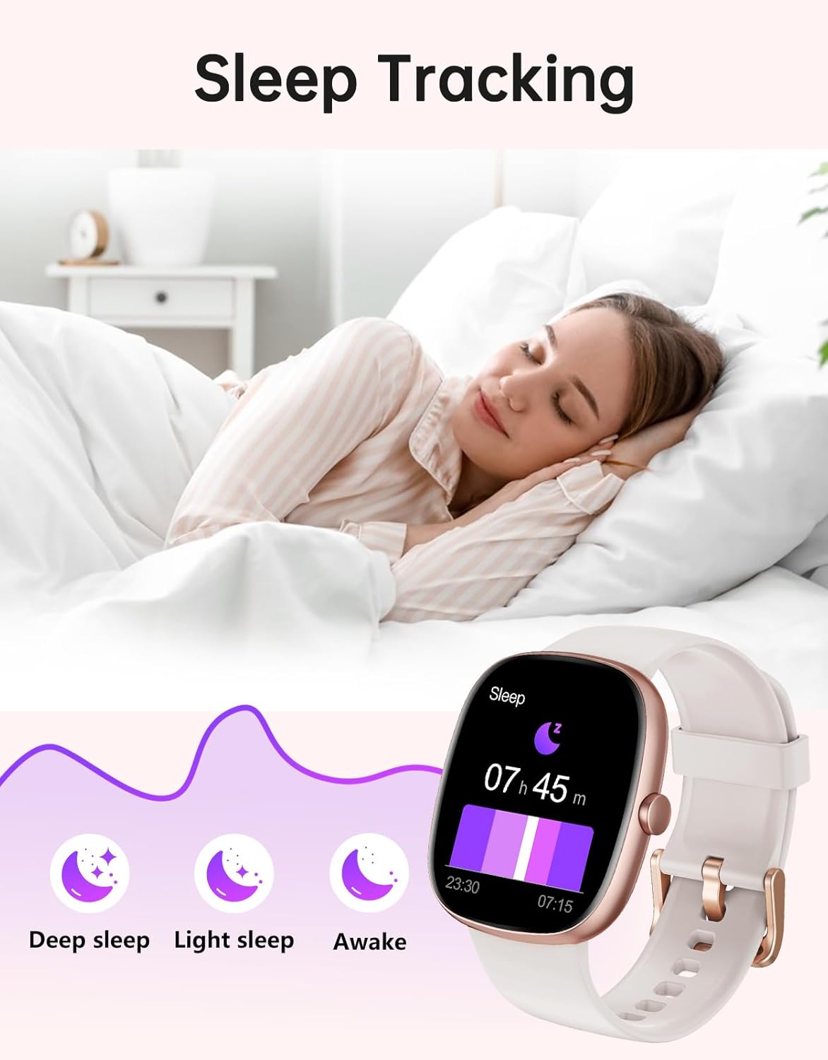 Thumbnail 4 de HUAKUA Smart Watch for Women fitness tracker