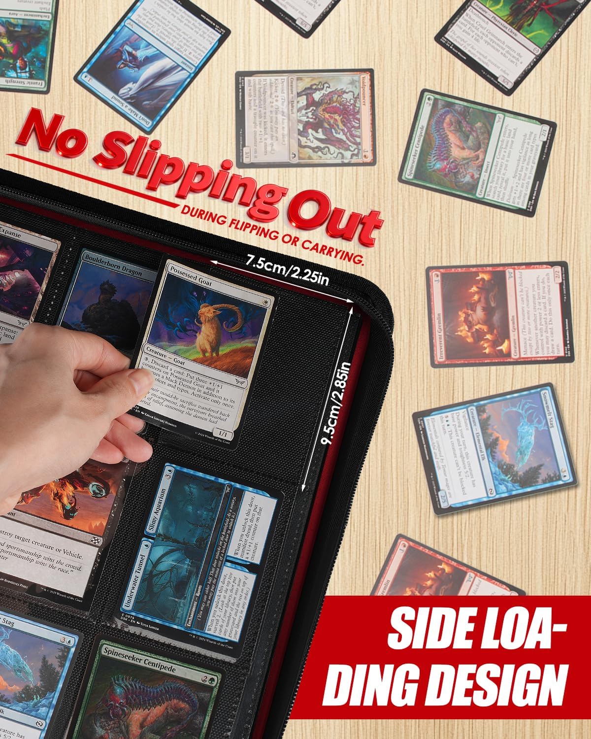 Detalle 2 de 16-Pocket Card Binder holds 832 cards