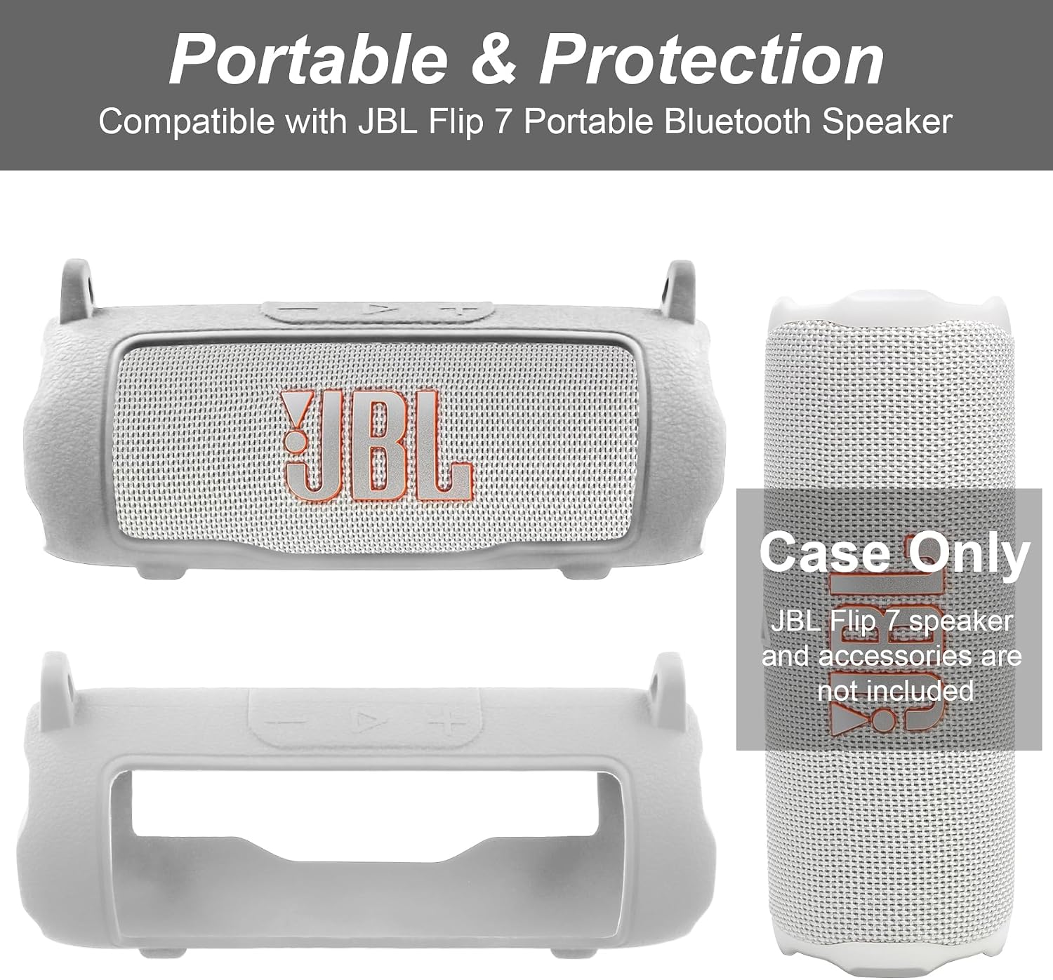 Detalle 2 de JBL Flip 7 silicone protective cover with strap