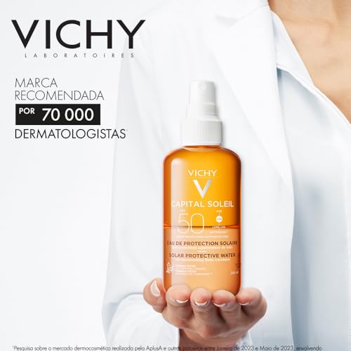 Thumbnail 9 de Vichy Capital Soleil Tan Illuminating Solar Protective Water SPF50 (200ml) for all skin types
