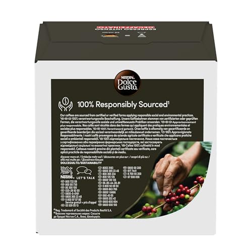 Detalle de NESCAFÉ Dolce Gusto Espresso Intenso Decaffeinato Caffè 48 Capsule