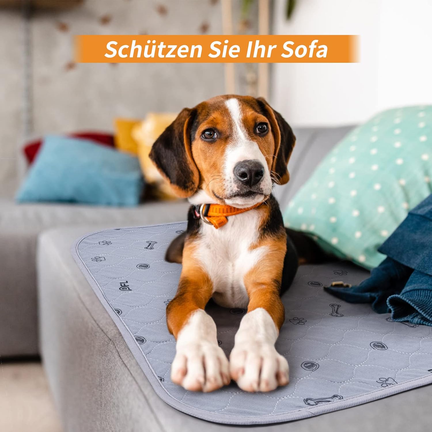 Thumbnail 6 de PICK FOR LIFE 2er-Pack Welpenunterlagen 46×61 cm – saugfähig, wasserdicht & waschbar, rutschfest