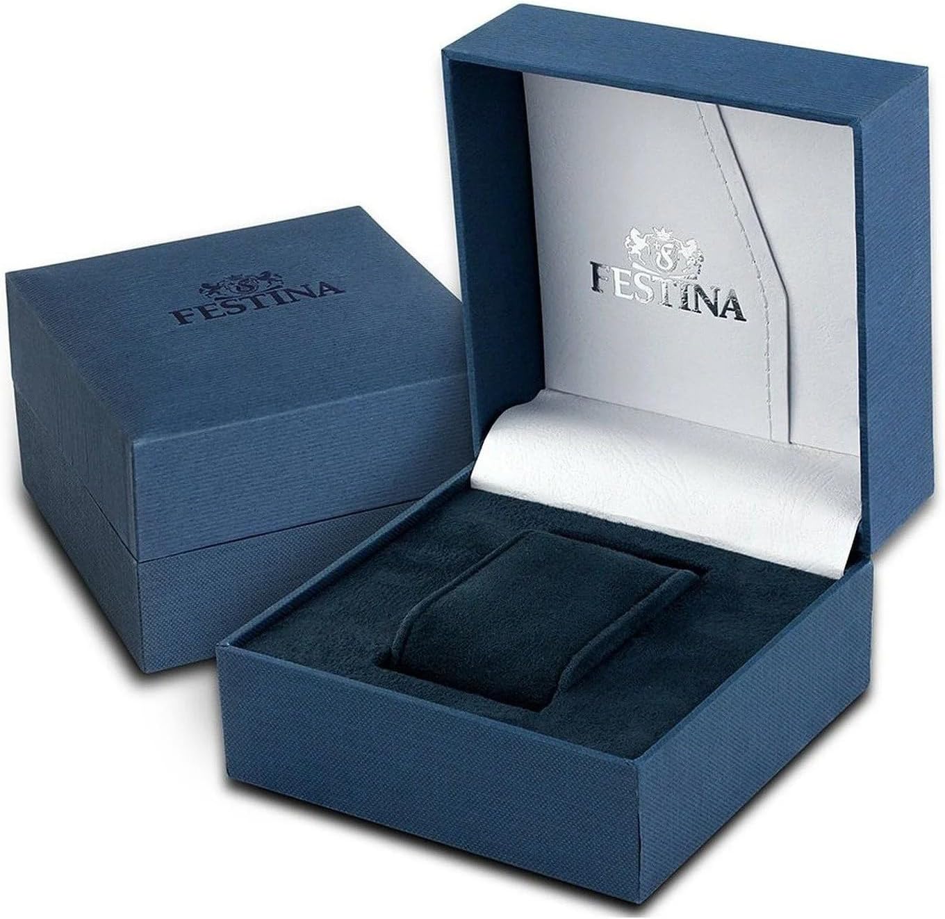 Detalle 2 de Festina Swiss Made Herrenuhr F20018/1 Classic Steel – Analog, Quarz, 316L-Edelstahl, Saphirglas