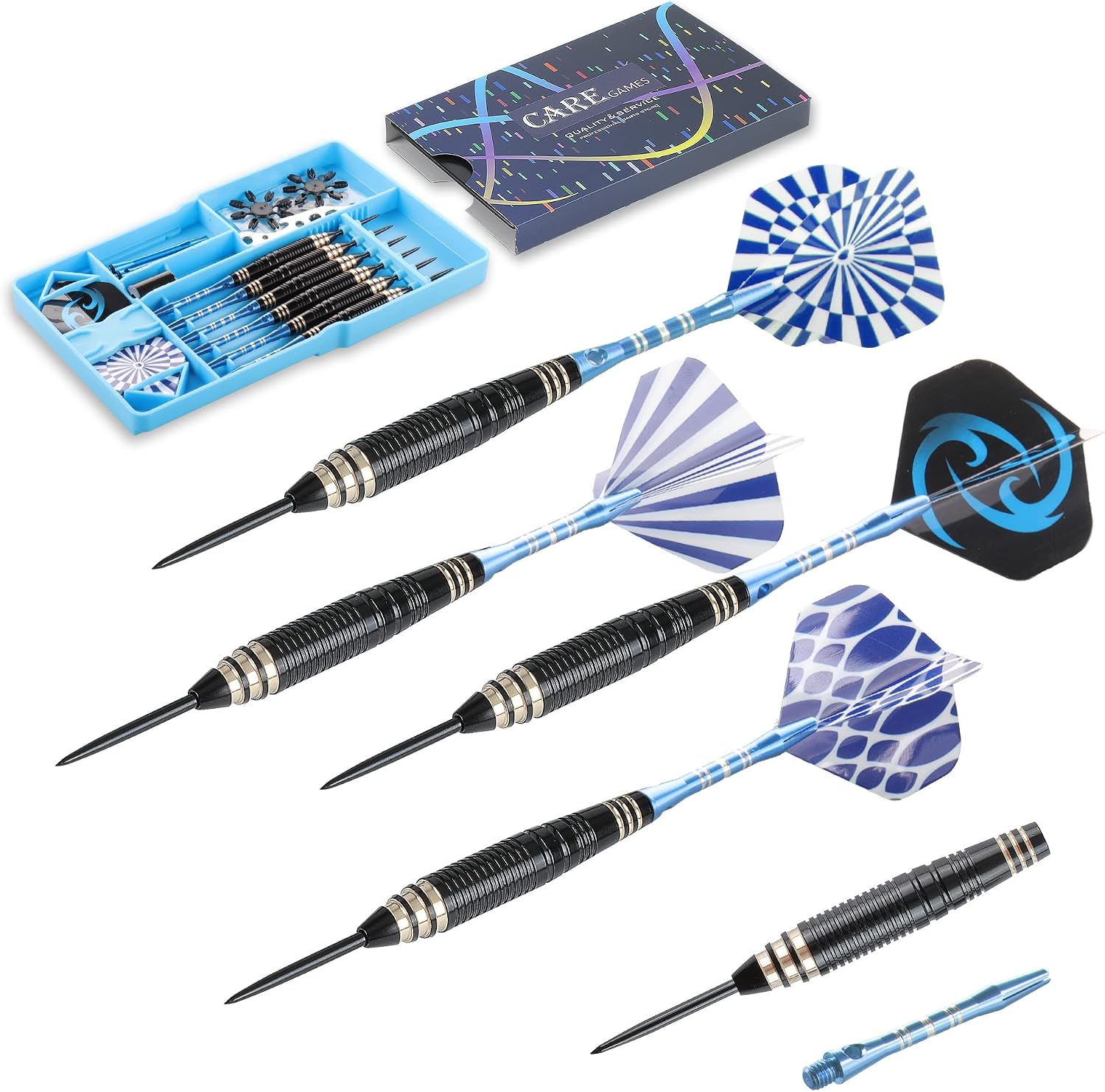 Thumbnail 4 de CyeeLife CareGames steel tip darts 24g set