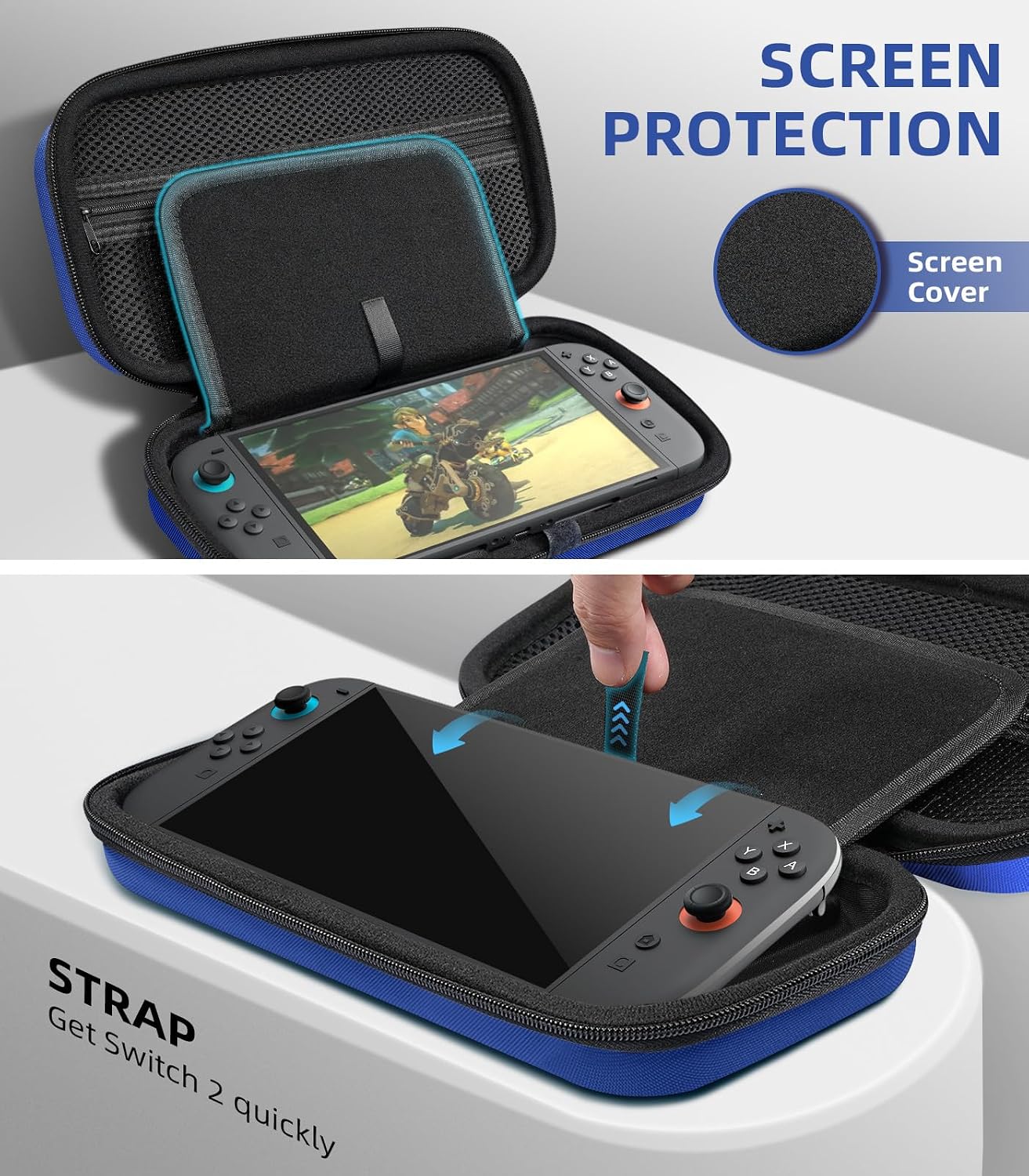 Thumbnail 4 de TiMOVO Carrying Case for Nintendo Switch 2, 10-slot case