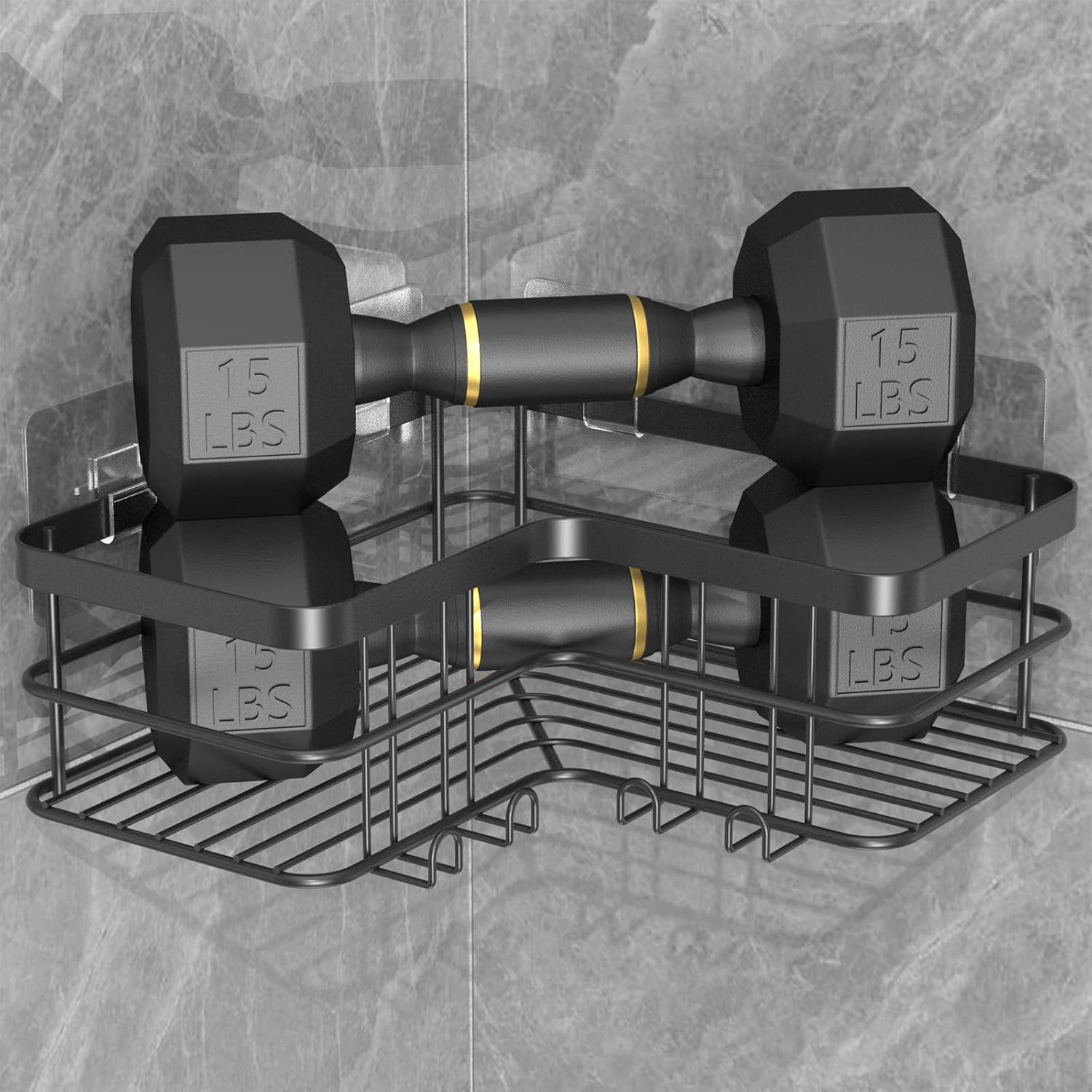 Thumbnail 6 de Yazoni Corner Shower Caddy 30 lb