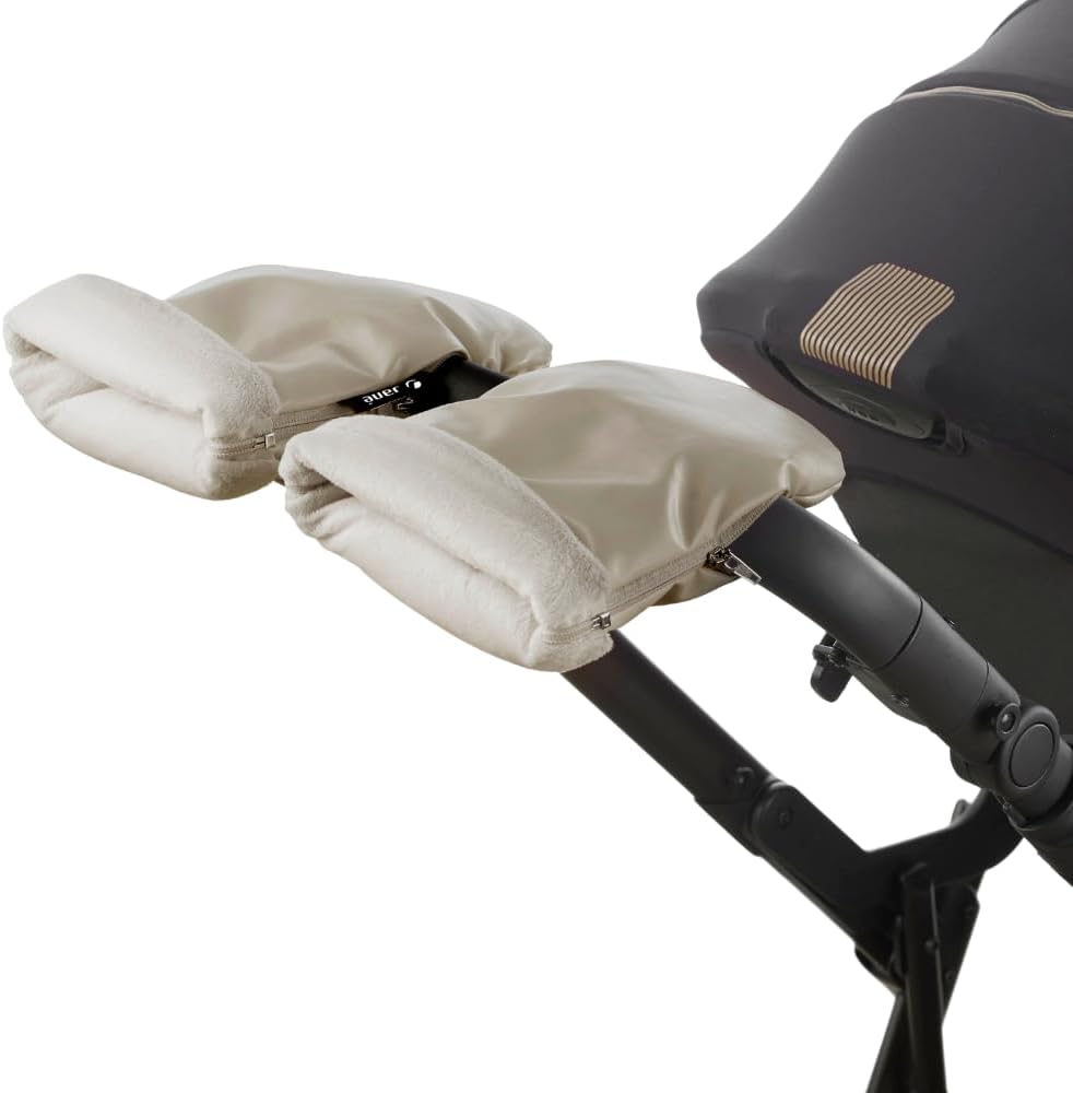 Detalle de Jané Moufles Poussette Hiver — Doublure polaire et fermeture zip, universelles