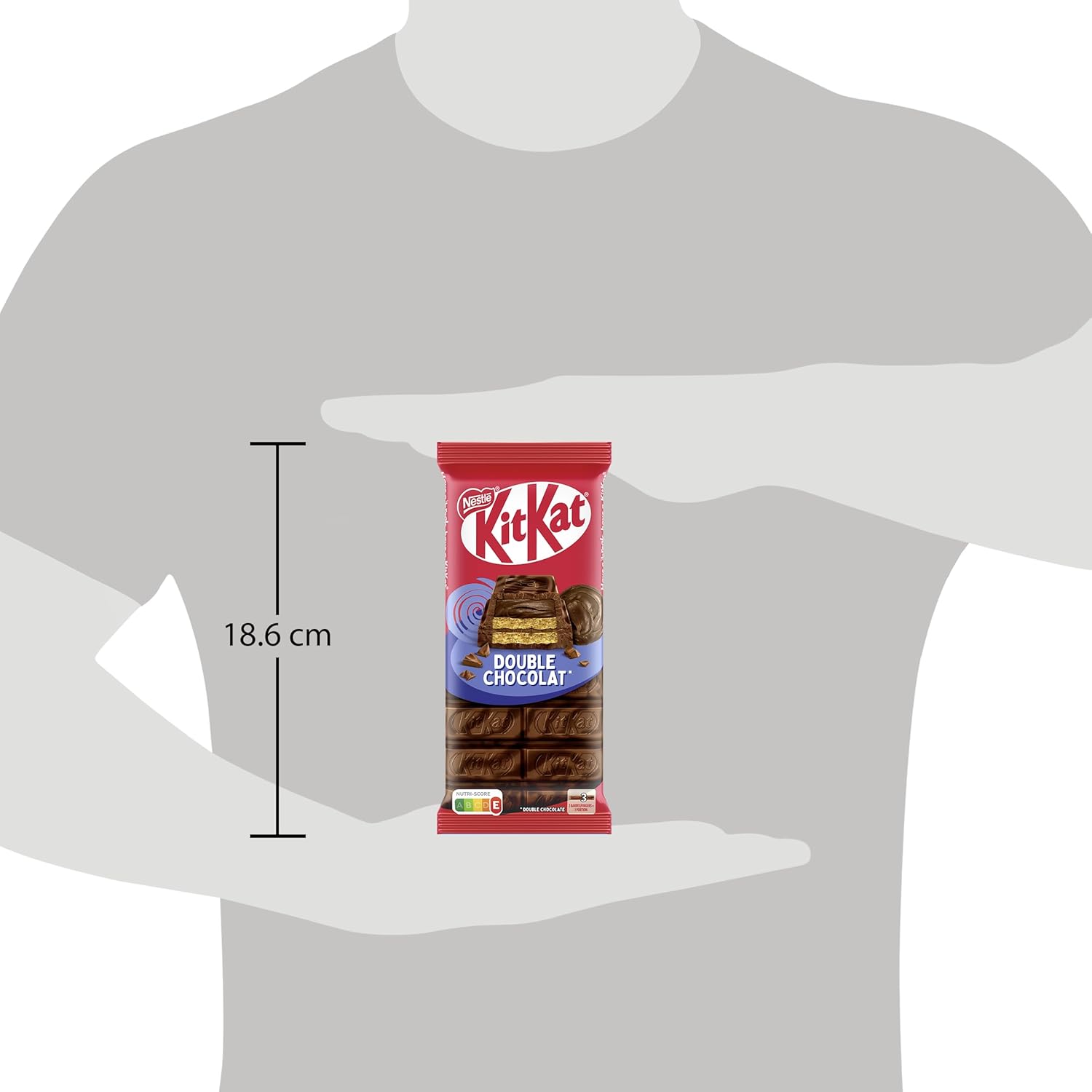 Thumbnail 4 de KitKat Tablette Double Chocolat - Lot de 4 x 99 g