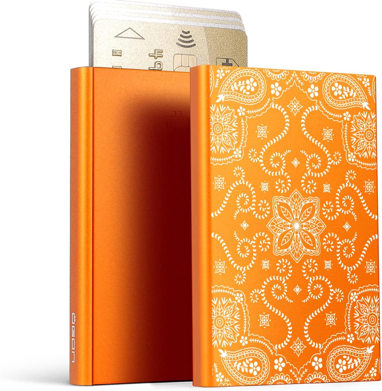 Detalle de ÖGON -DESIGNS- Automatic Aluminium Card Holder