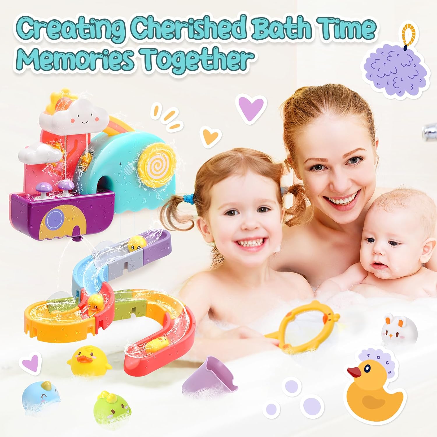 Thumbnail 6 de cute stone Baby Bath Toys with Slide