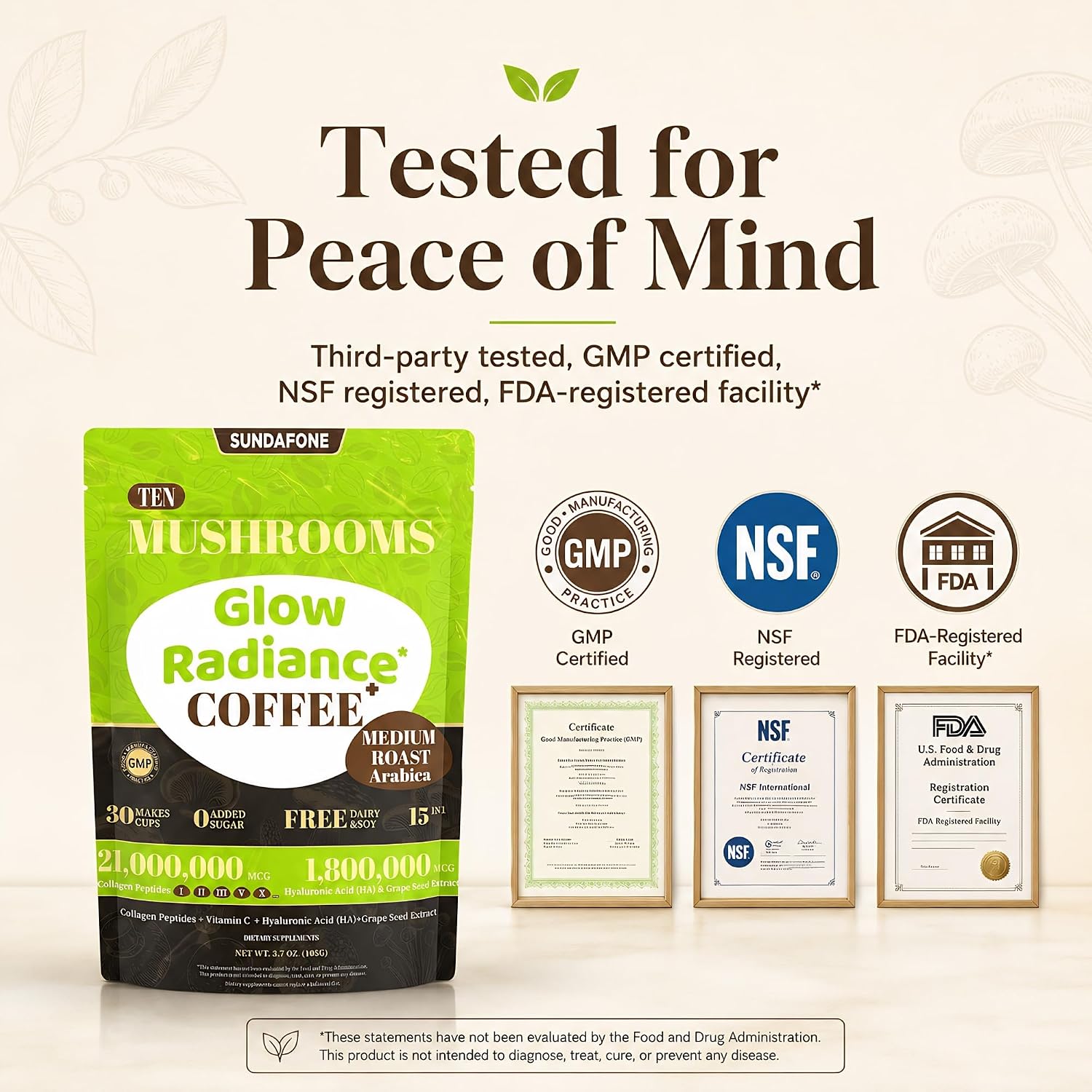 Detalle 2 de SUNDAFONE Instant Coffee, 30 Servings