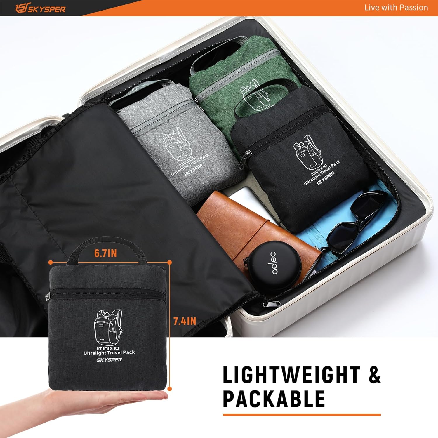 Thumbnail 4 de SKYSPER 10L Hiking Backpack lightweight daypack