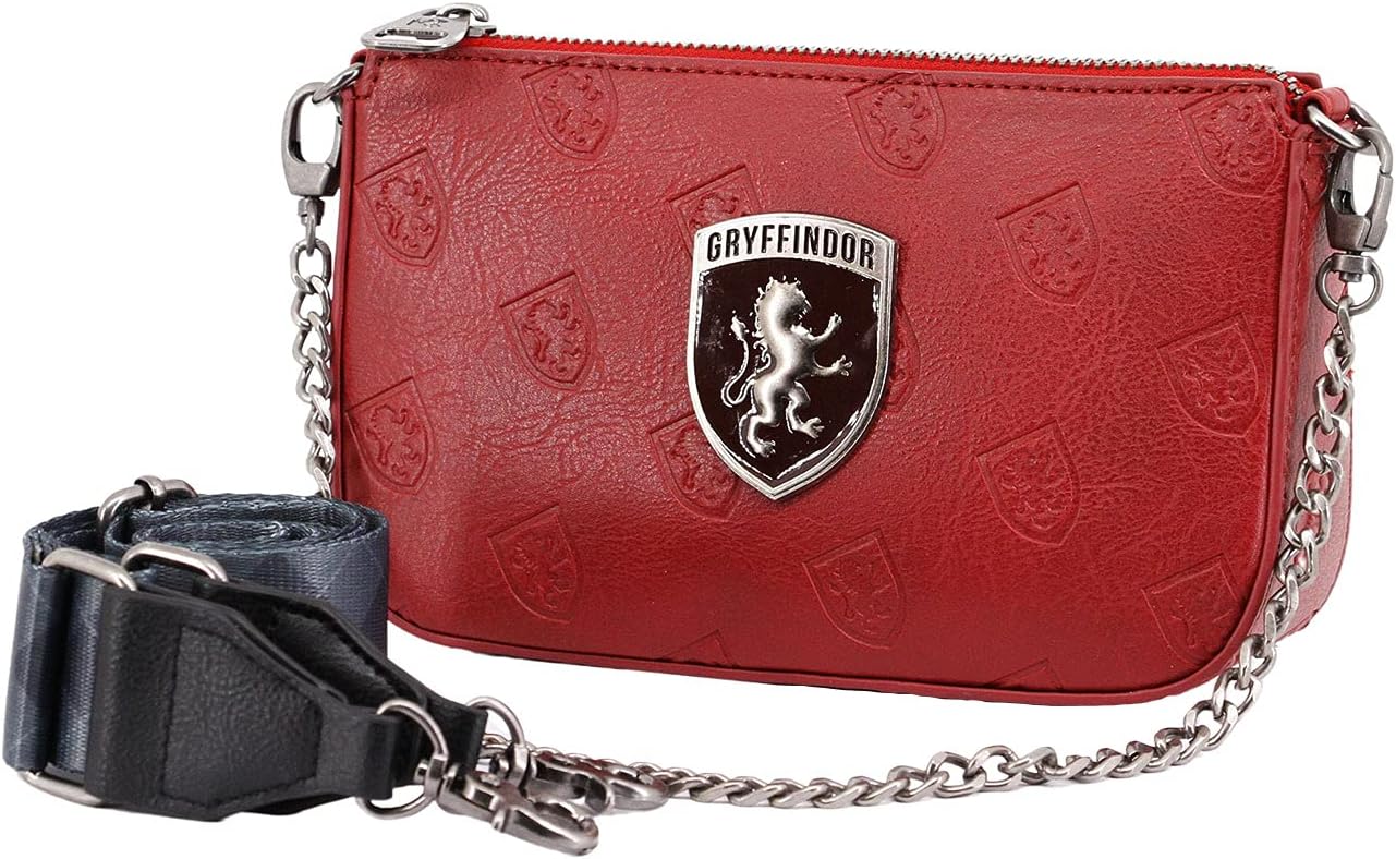 Detalle 2 de Harry Potter Emblem-Borsa IHoney Borgogna 20x13 cm – KARACTERMANIA