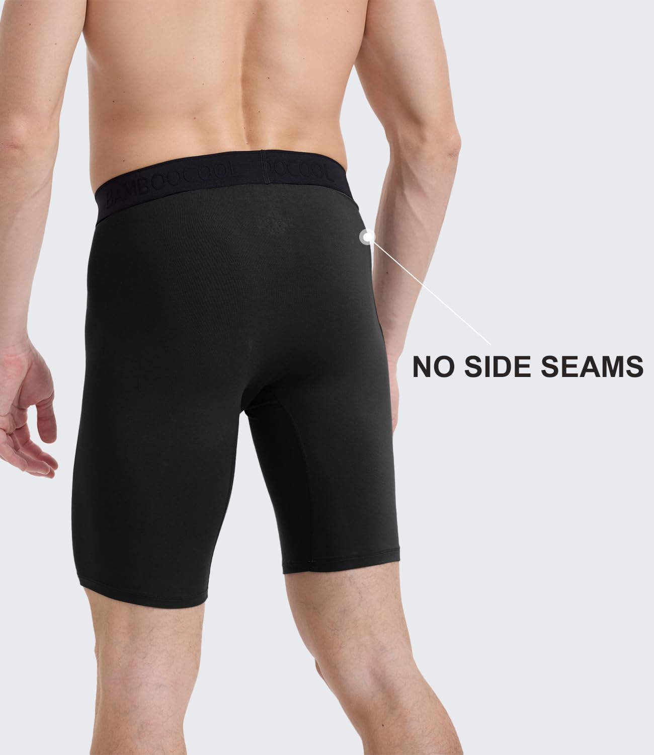 Detalle 2 de Bamboo Cool Men's Long-Leg Boxer Briefs, Bamboo Viscose