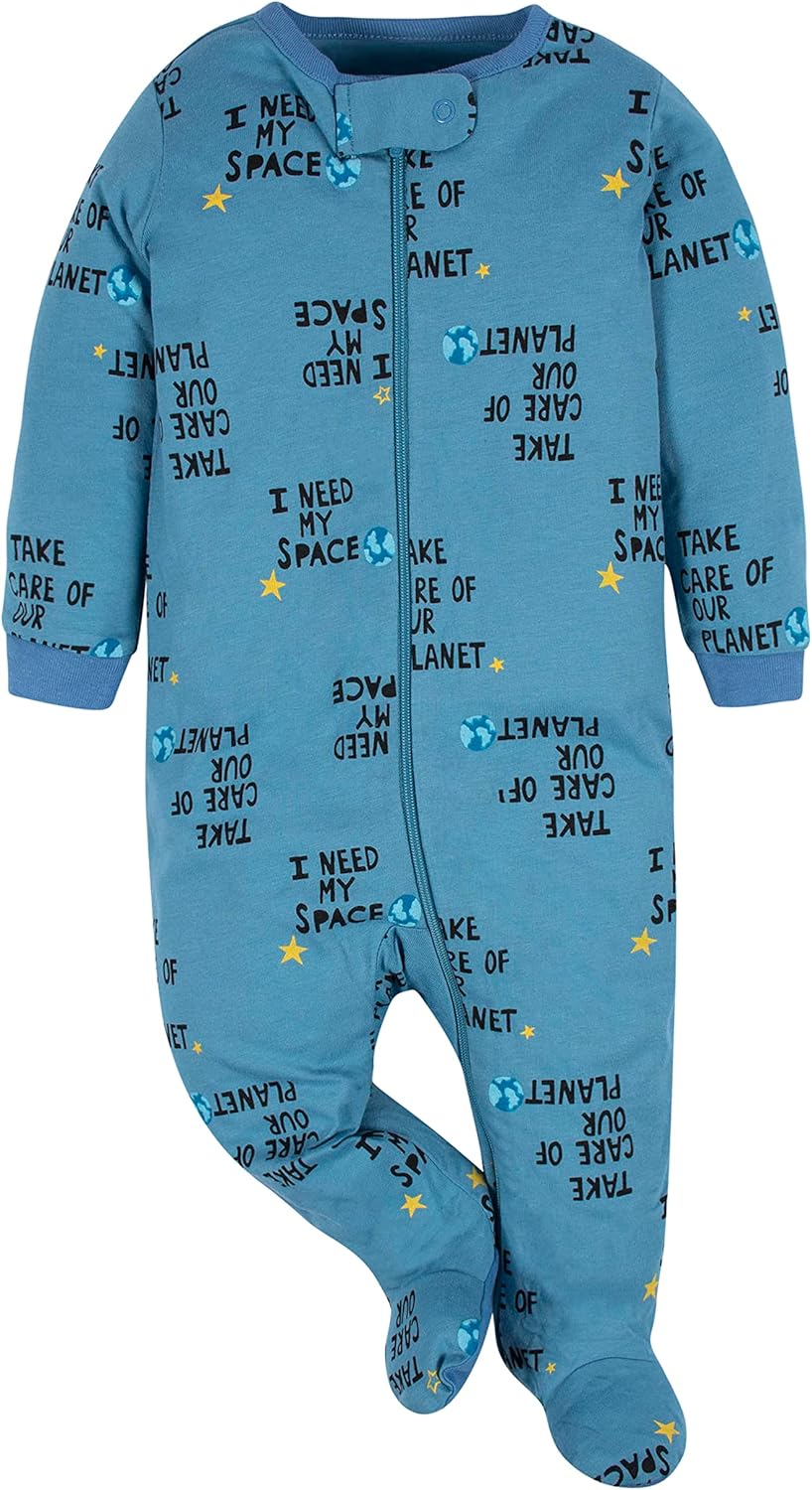 Detalle de Gerber Sleep 'N Play – Lot de 4 grenouillères pour garçons