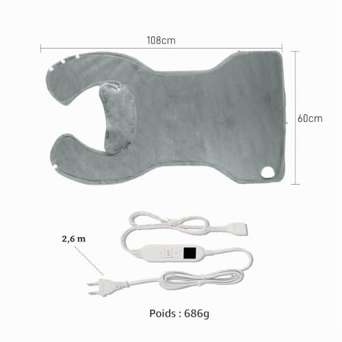 Thumbnail 8 de Ultralent Coussin chauffant dos et épaules 60 × 108 cm, 6 niveaux