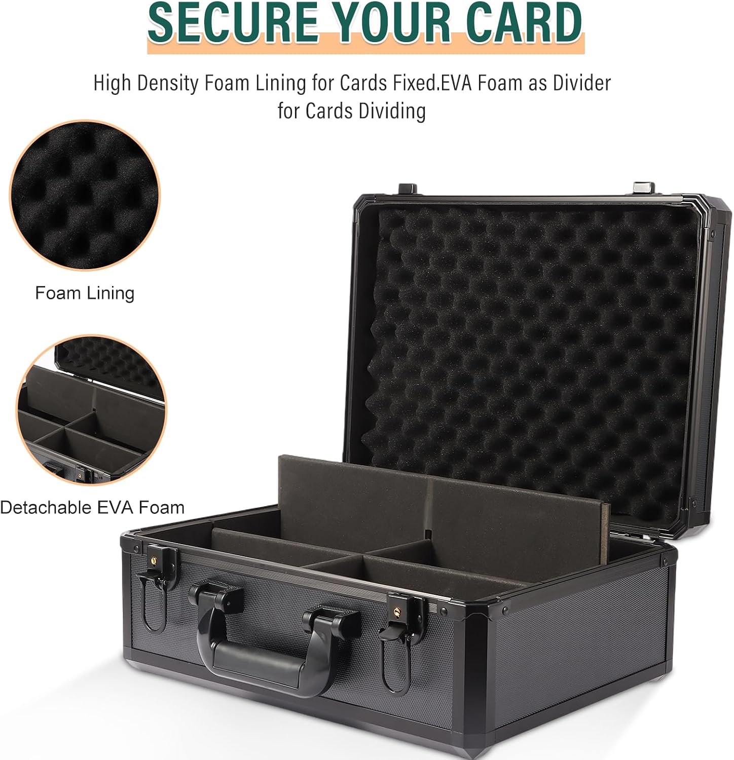 Detalle 2 de EcoVibe Trading Card Storage Box for 3" x 4" 35pt Toploaders (600+)