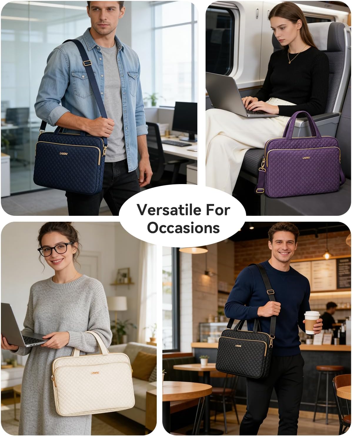 Thumbnail 1 de Lausiax 14-Inch Laptop Case Bag: Lightweight, organised protection for work, study and travel