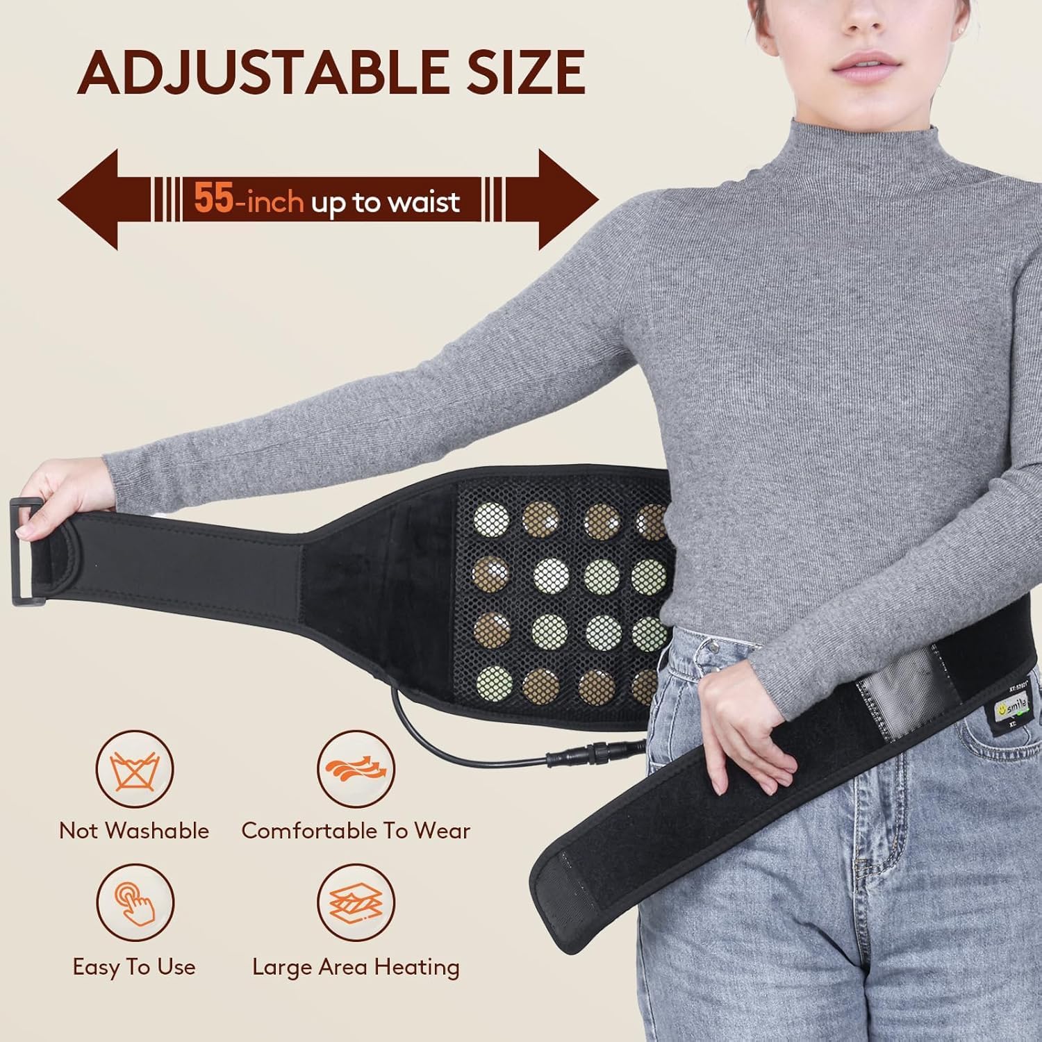Detalle 1 de UTK Lower Back Heating Pad, XXL
