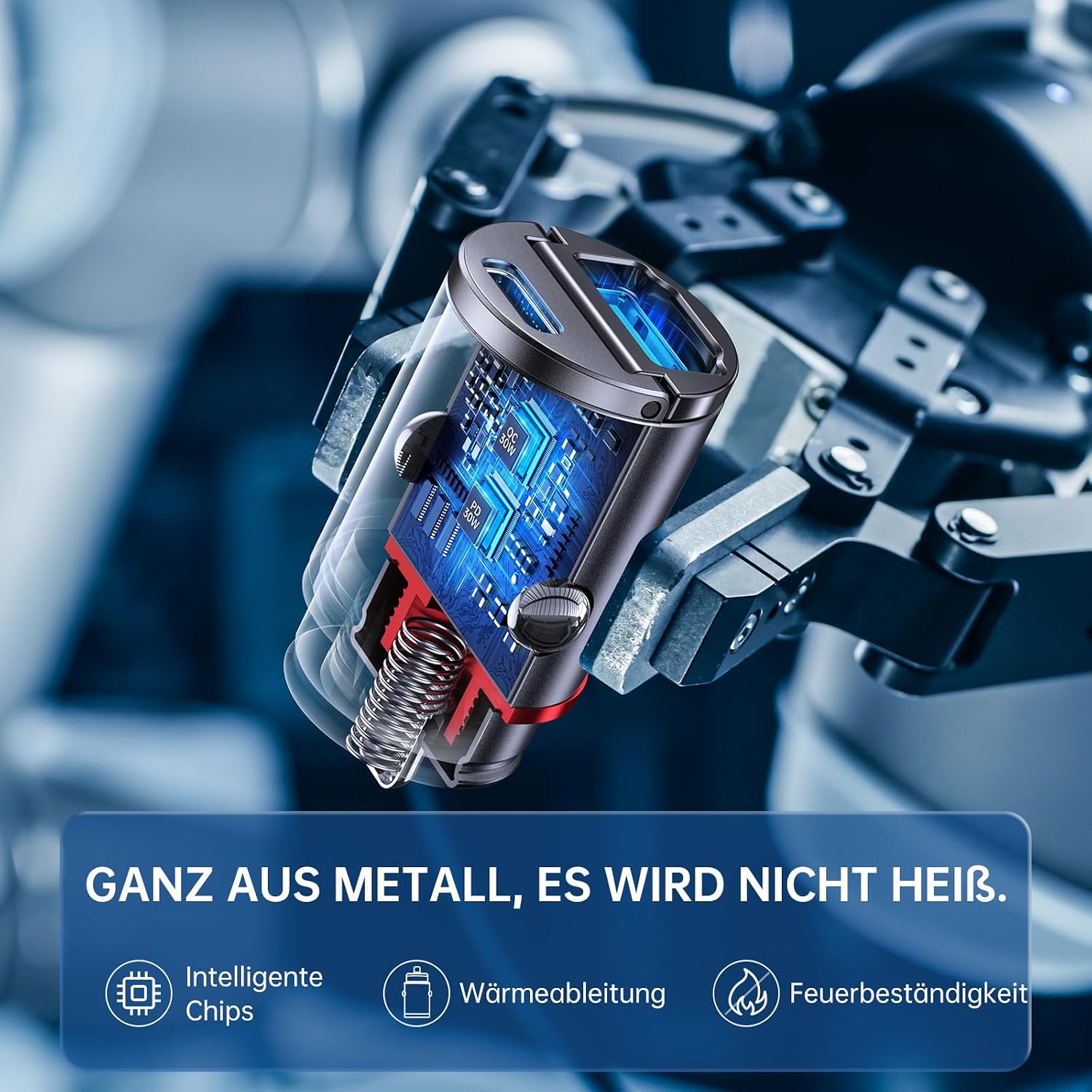 Detalle 2 de Syncwire 60W Zigarettenanzünder Auto Ladegerät 60W