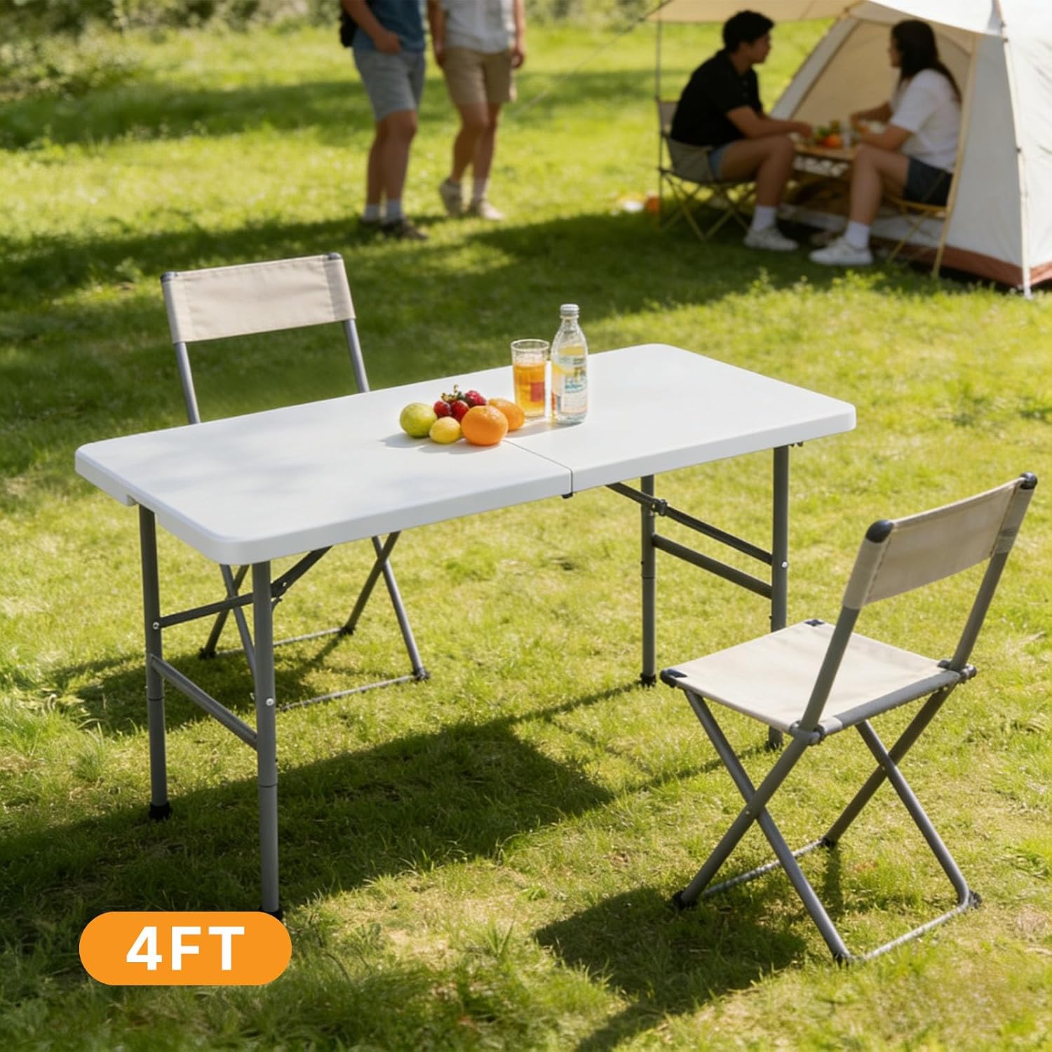 Detalle 2 de NEWBULIG Folding Table 4 ft