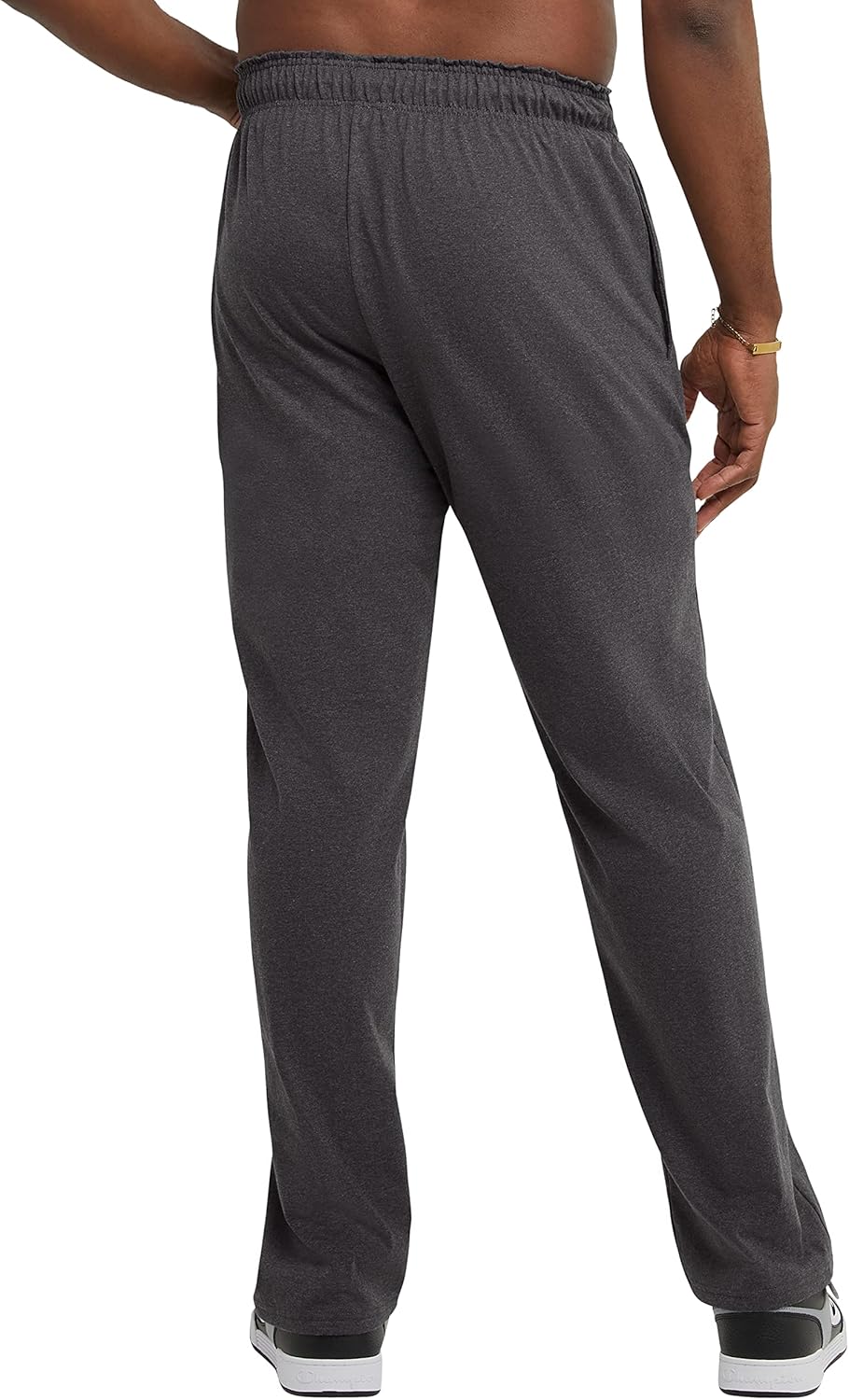 Detalle de Champion Men's Open-Bottom Lounge Pants, Standard Fit