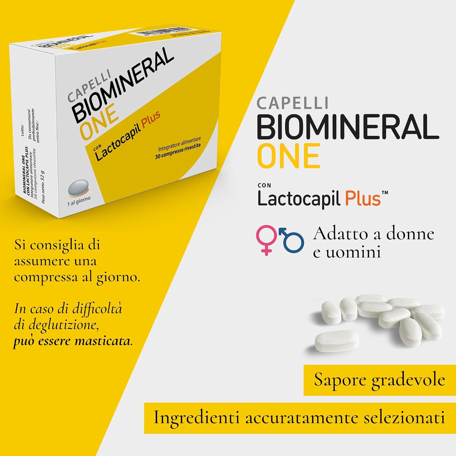 Thumbnail 4 de Biomineral One Integratore 30 compresse 💊