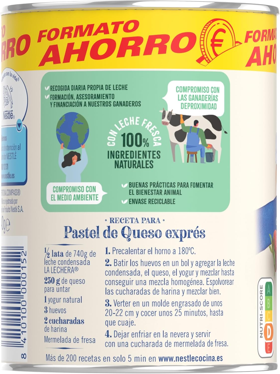 Thumbnail 5 de Nestlé La Lechera Leche Condensada Entera 740g x12🥛