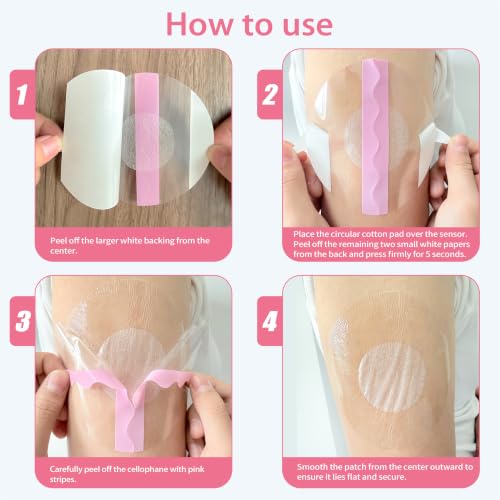Thumbnail 7 de Tarowin – 50 patches pour capteur FreeStyle Libre 2, transparents et résistants à l’eau