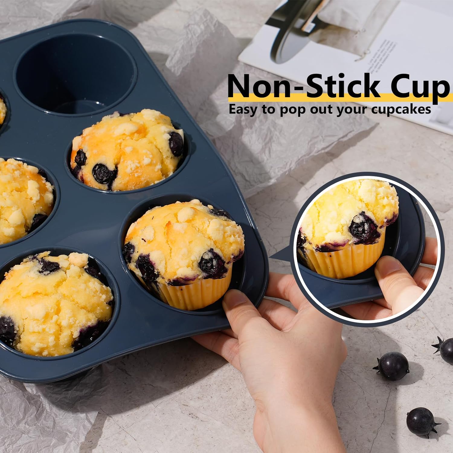 Thumbnail 6 de SUPER KITCHEN Muffinform 27,8 x19 x5 cm 🧁
