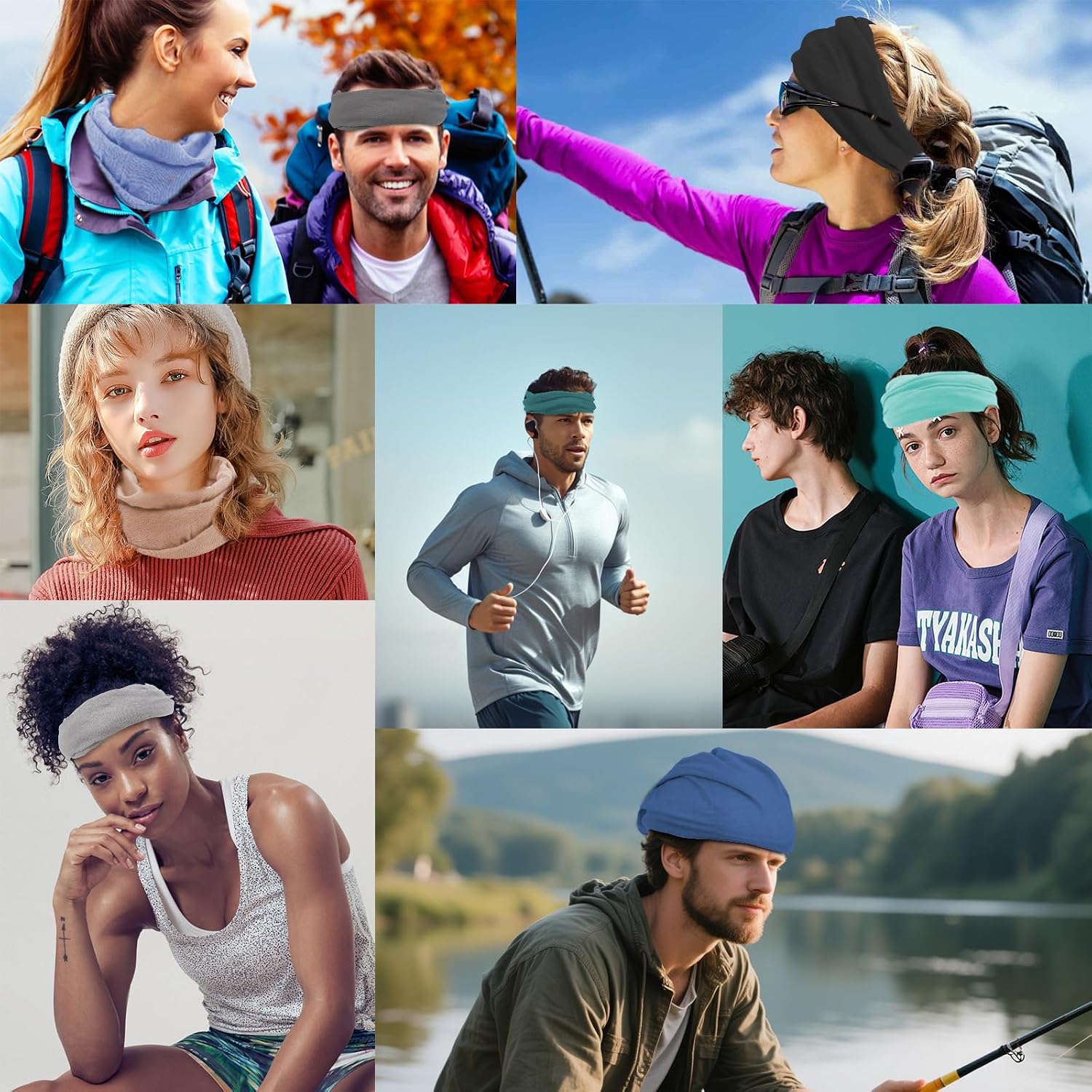 Thumbnail 5 de TAIYUNWEI UV sports headwear 18.5 x 9.8 in