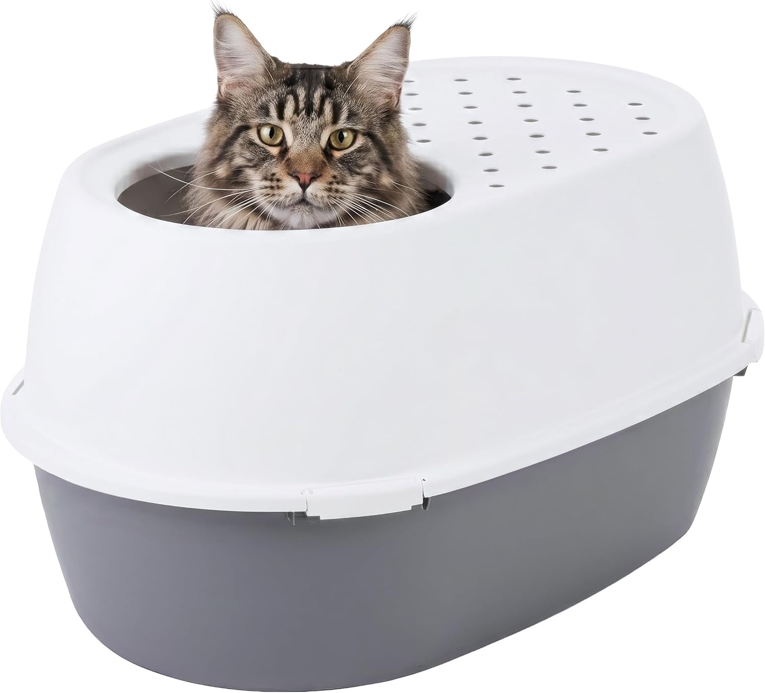 Detalle de IRIS USA Top-Entry Cat Litter Box, XX-Large