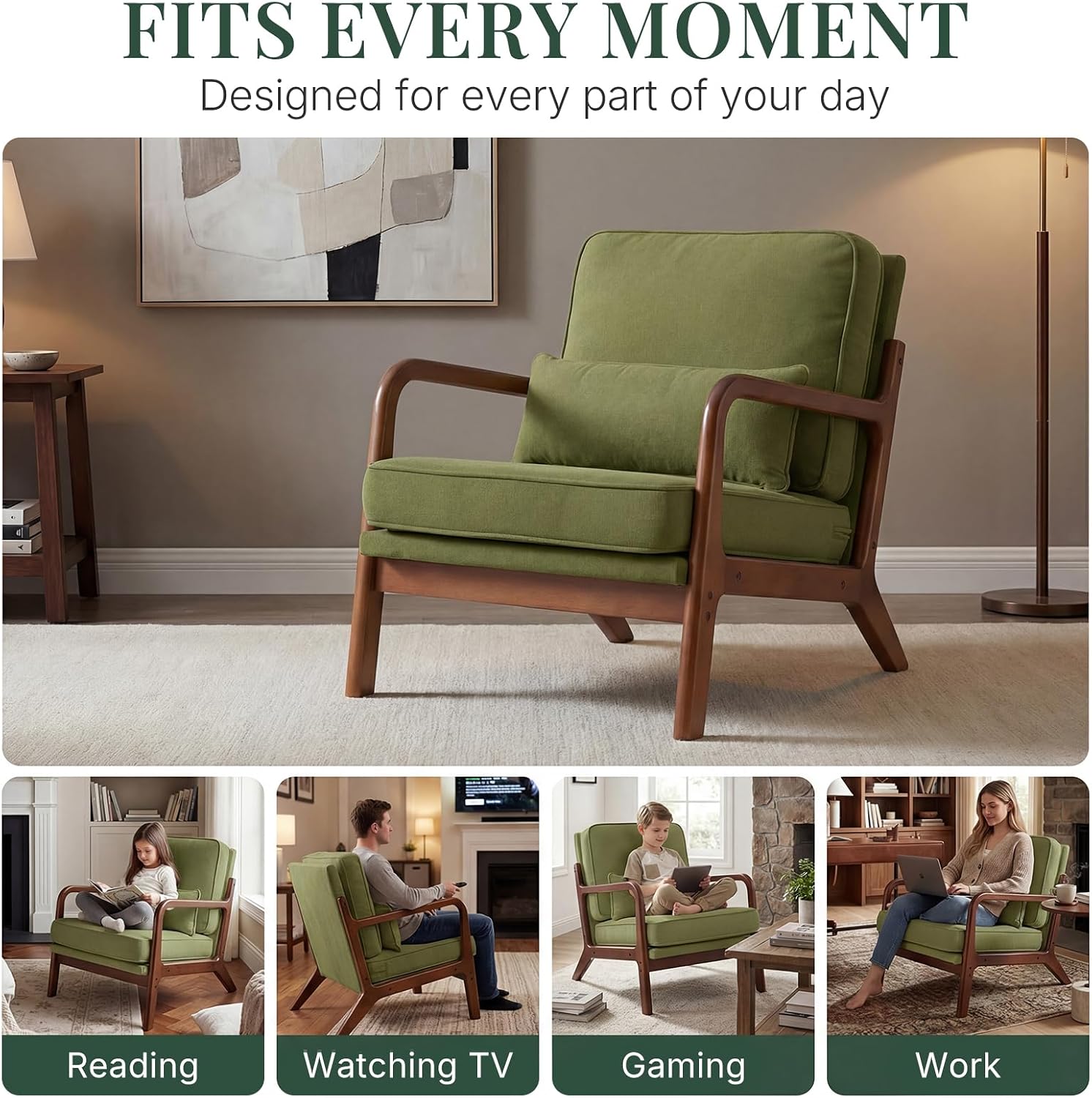 Thumbnail 6 de DUMOS Accent Chair, 16-Inch Seat Height
