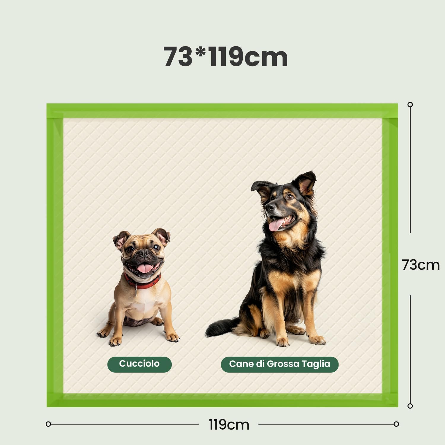 Detalle 2 de Gardner Pet Tappetini igienici per cuccioli 73x119 cm