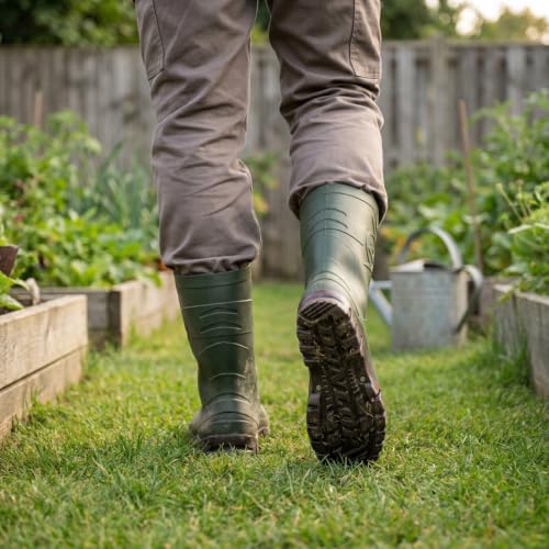 Thumbnail 3 de Dunlop Dee Gummistiefel – Halbhohe, wasserdichte grüne Stiefel Größe 42