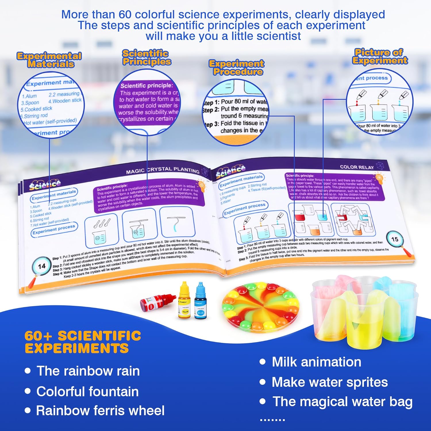 Thumbnail 4 de Science Kit for Kids 80 Experiments
