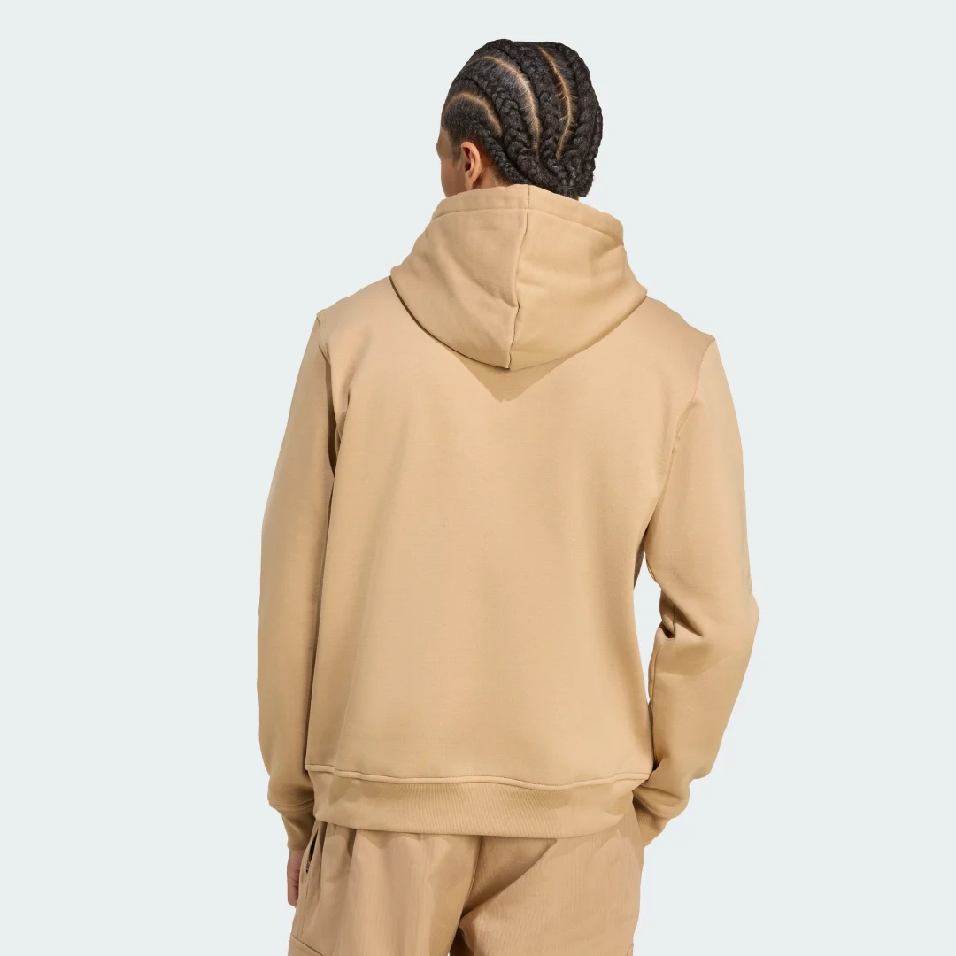 Thumbnail 1 de Sudadera con capucha Trefoil Essentials de Adidas en beige