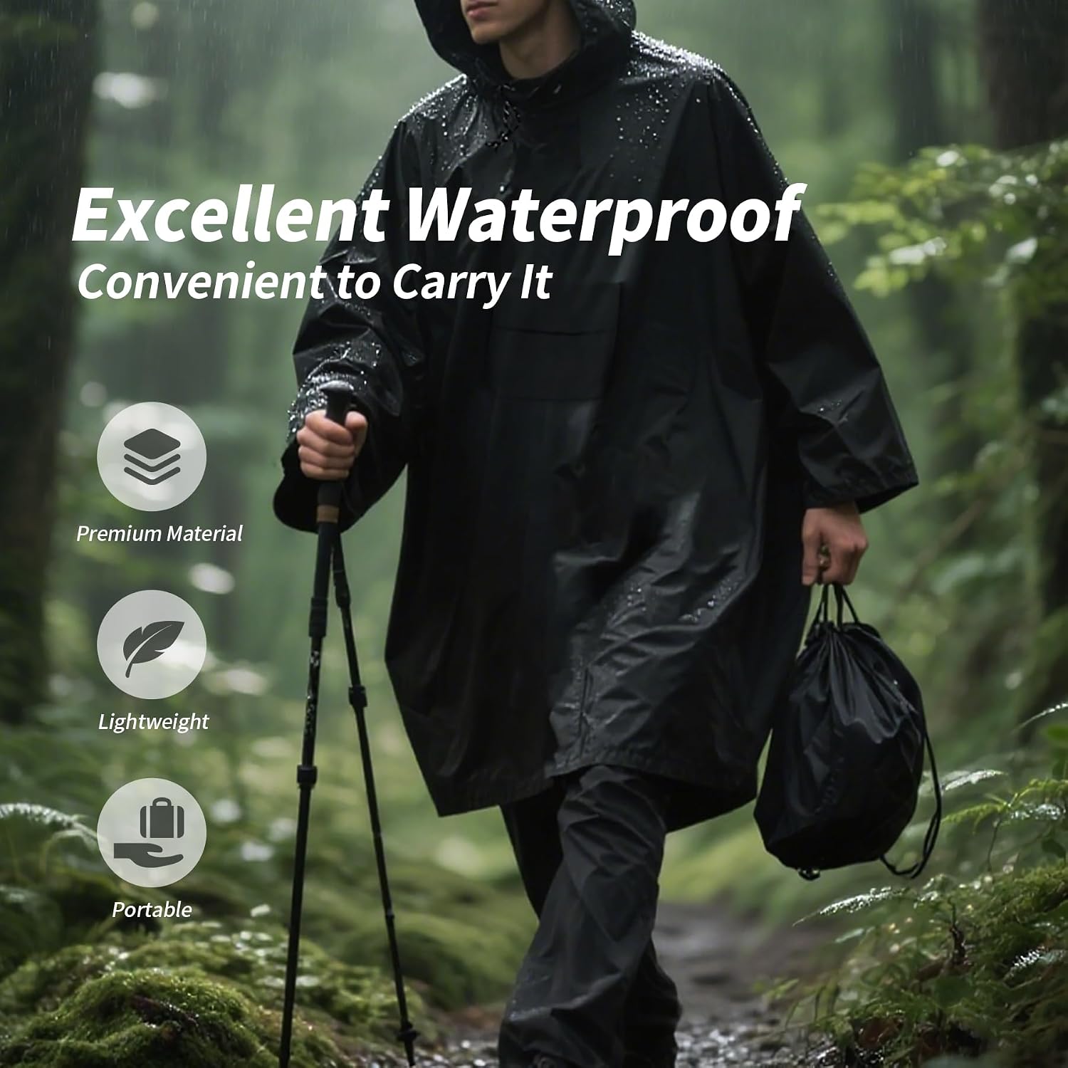 Detalle 2 de Keratobleem Poncho Pluie 3 en 1